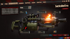 The Weaponscrafting system of Loadout.