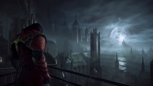 Dracula, formerly known as Gabriel Belmont, looks over his castle.