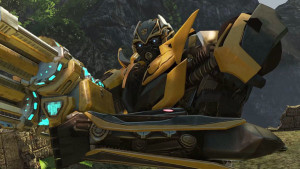 Bumble is looking bad ass in Rise of the Dark Spark.