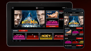 WWE Network on phones and tablets.