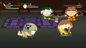 The combat of South Park: The Stick of Truth.