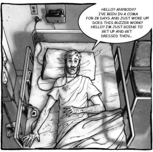 Rick Grimes, as originally depicted in the acclaimed comic book series.