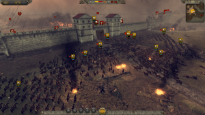 The battlefield of Total War: Attila.