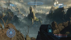 Halo's beautiful scenery in HD.