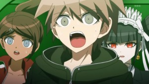 Makoto Naegi as he appears in Danganronpa: The Animation.