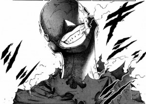 The Red Man as it appears in the manga.