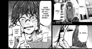 Nishiki and his dying sister. 