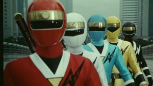 Super Sentai is more fast paced than Power Rangers.