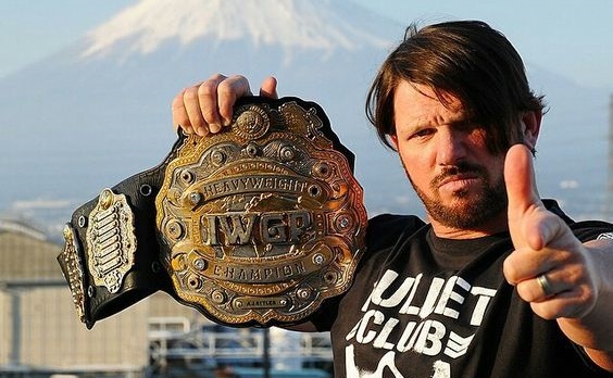 AJ Styles IWGP title